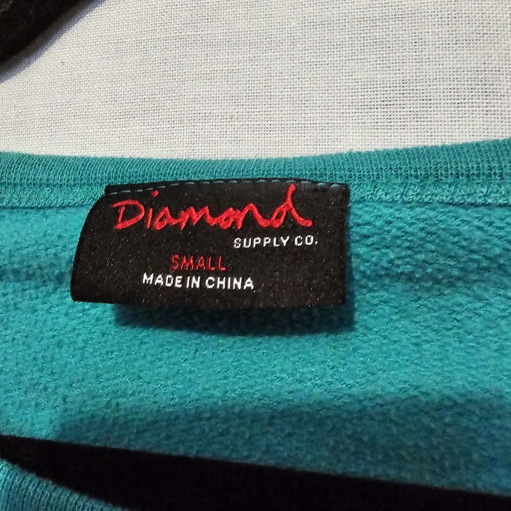 Diamond Supply Co. Turquoise Crewneck - Picture 4 of 6